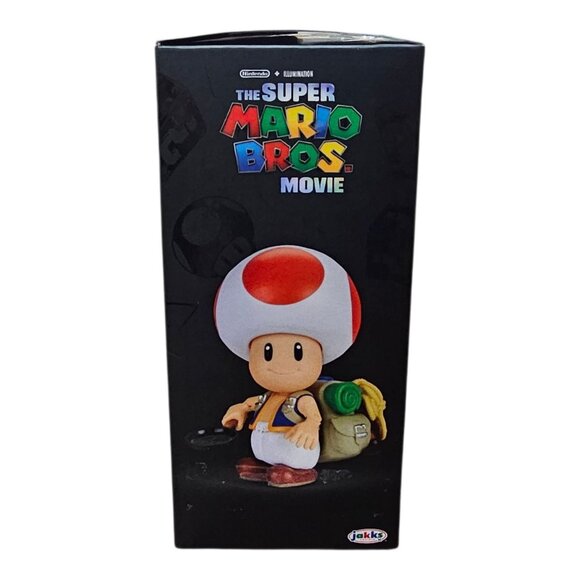 Super Mario Bros Movie Toad Articulated Action Figure Toy Jakks Pacific NEW - Picture 3 of 12